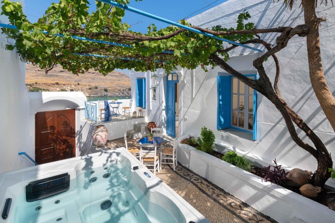 Lindos Beach Boutique Villa Buitenkant foto